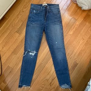 Madewell High Rise Skinny Jeans
